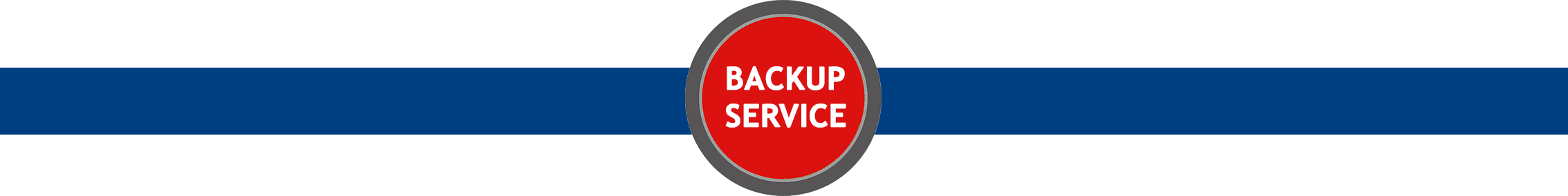 backup service button