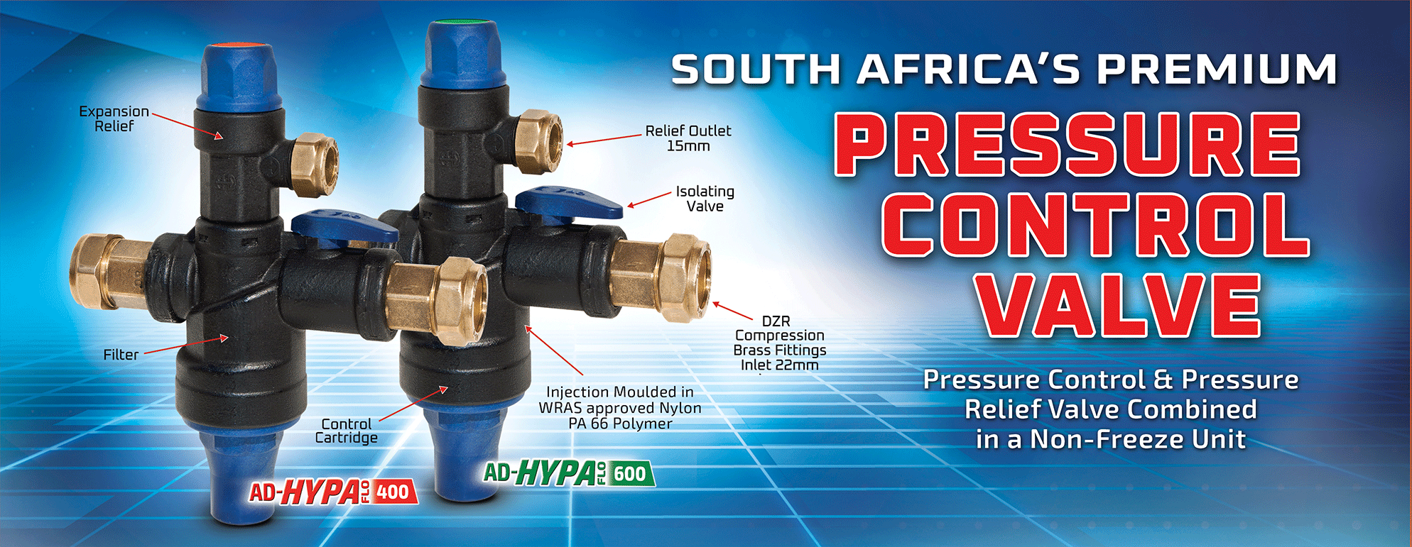 Hypaflo pressure control valves
